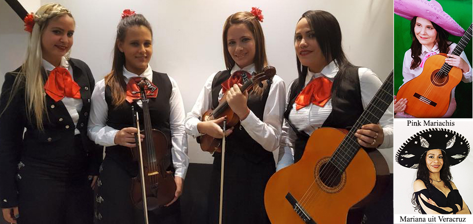 Mariachi Duo in prachtige Mariachi kostuums